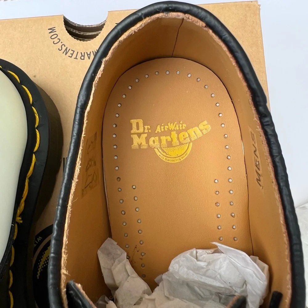 Dr. Martens Two-Tone Black and White Oxfords - Picture 5 of 5
